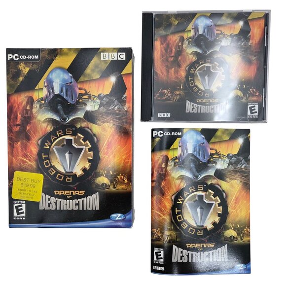 Robot Wars: Arenas Of Destruction PC CD-ROM Game With Box and Manual - Picture 2 of 8